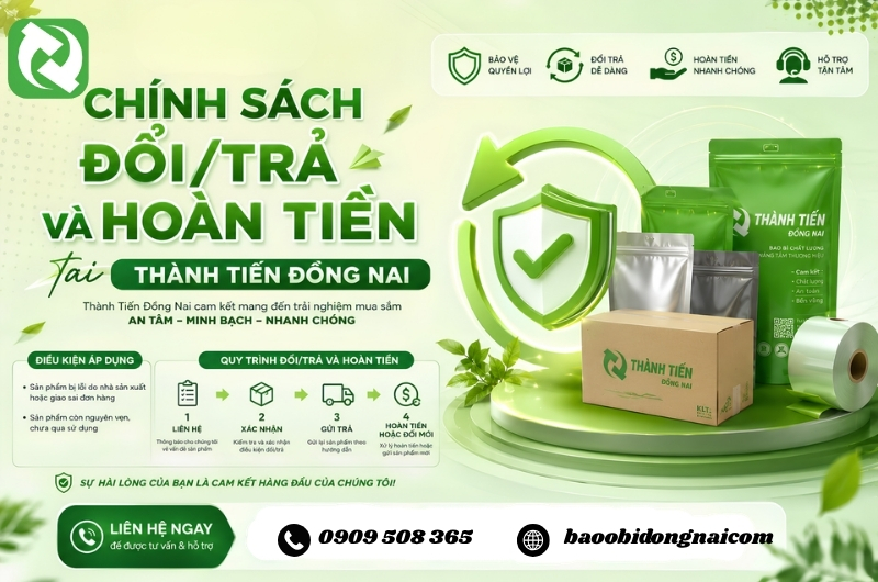 Chính sách đổi trả và hoàn tiền