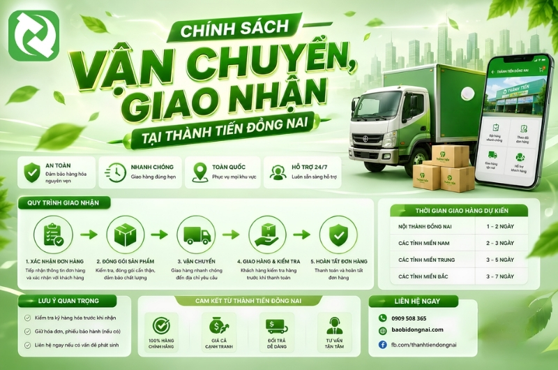 Chính sách vận chuyển và giao nhận