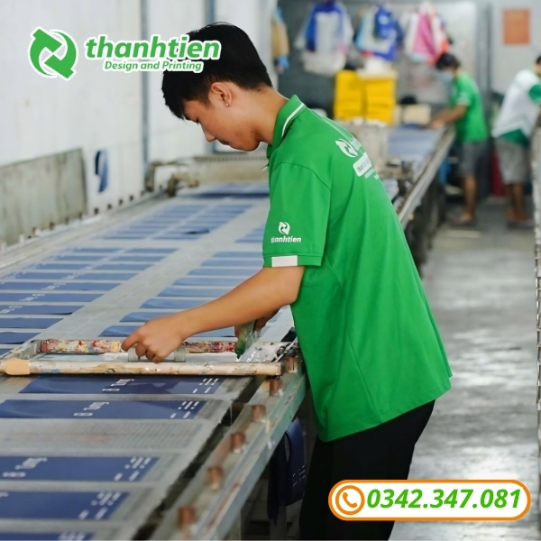 Công nghệ in lụa tại Thành Tiến