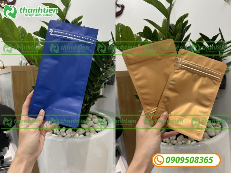 Bao bì zipper 8 cạnh chất lượng