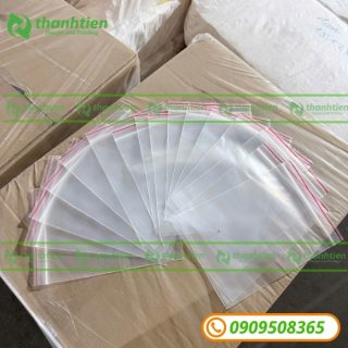 Bao zipper chỉ đỏ loại nhỏ