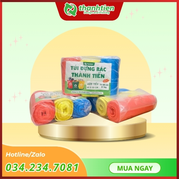 Sản xuất túi rác 3 màu