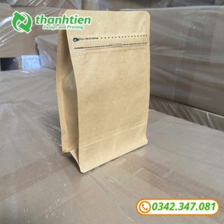 Túi zip đáy đứng 8 cạnh
