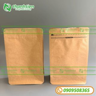 Túi zip giấy đáy đứng 8 cạnh