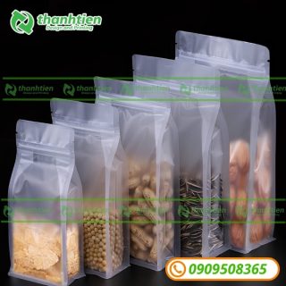 Túi zip trong suốt 8 cạnh