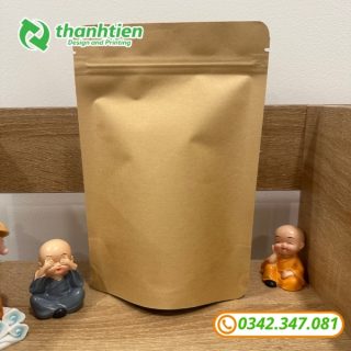 Túi zipper giấy đáy đứng