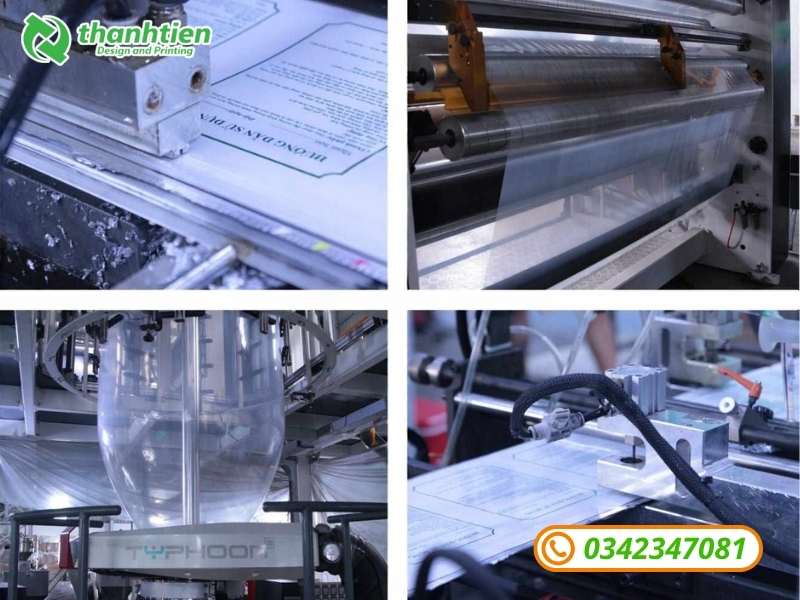 Xưởng sản xuất bao bì zipper trong suốt tại Thành Tiến