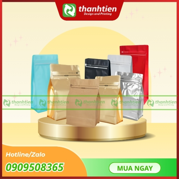 sản xuất túi zip 8 cạnh