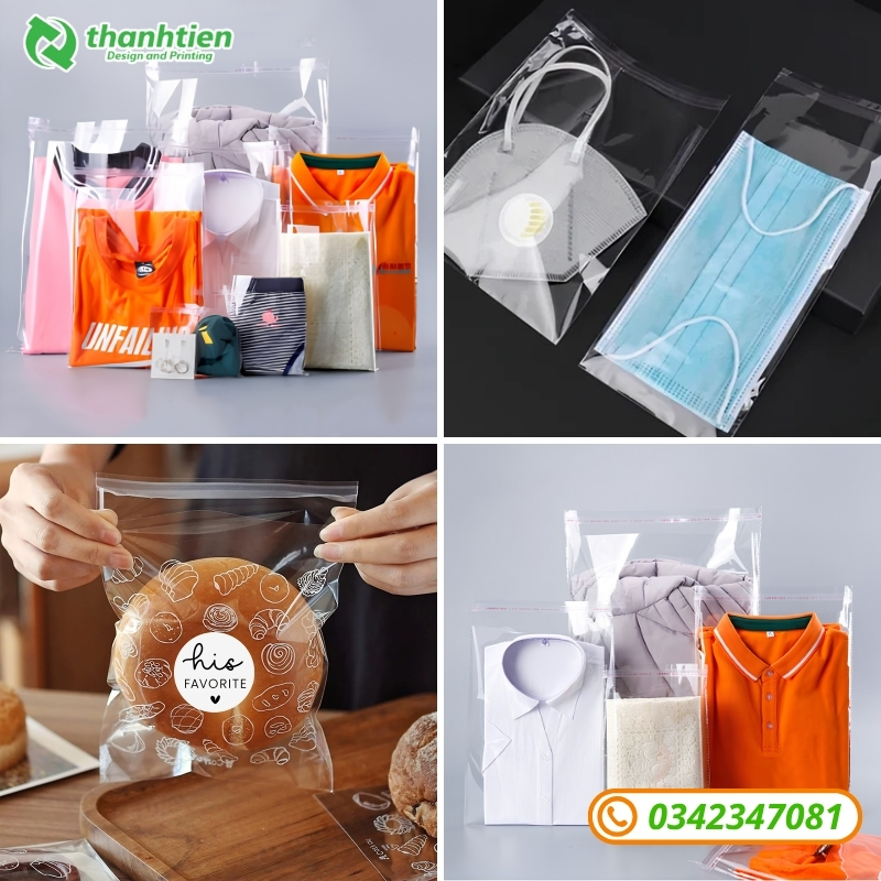 Bao bì có keo dán miệng