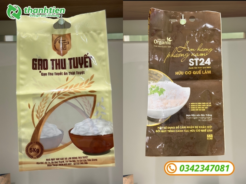 Bao bì màng ghép cao cấp đựng gạo