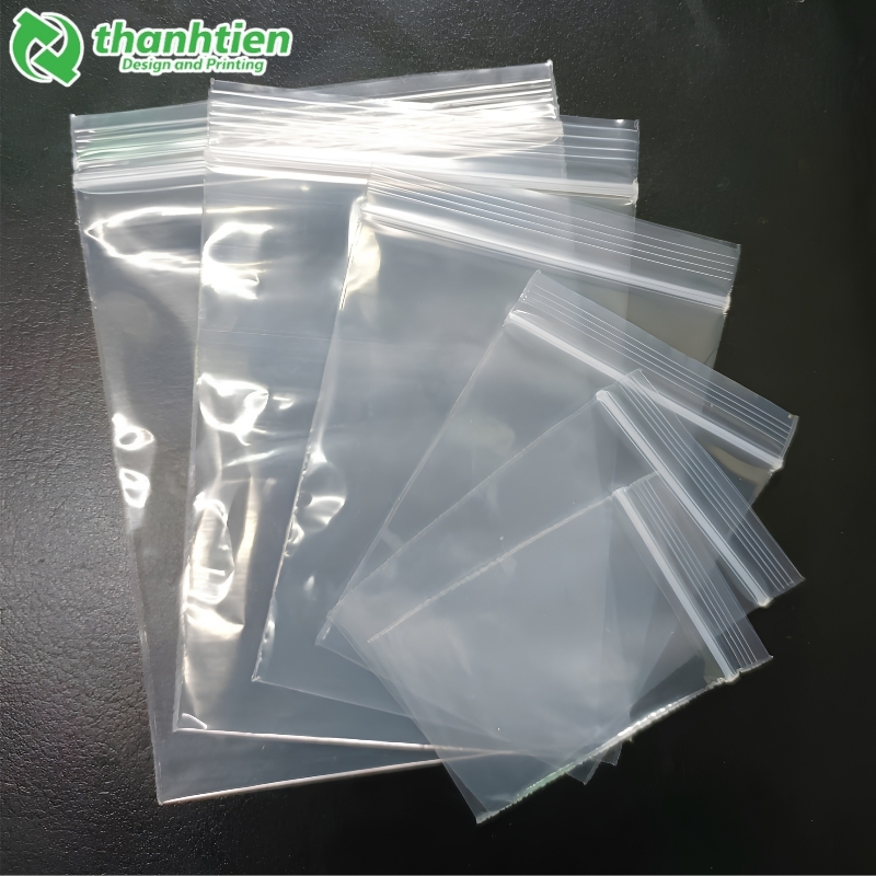 Bao bì zipper chỉ trắng dẻo dai