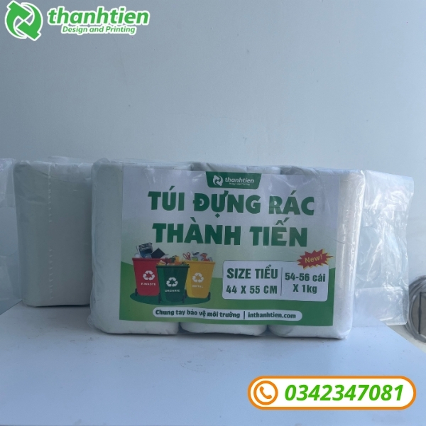 Bao đựng rác màu trắng size 44x55 Bao đựng rác màu trắng size 44x55