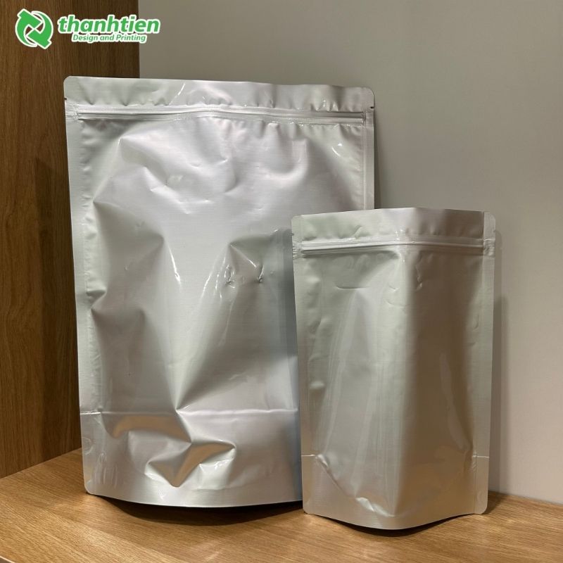 Bịch zipper 2 mặt bạc chất lượng Bịch zipper 2 mặt bạc chất lượng