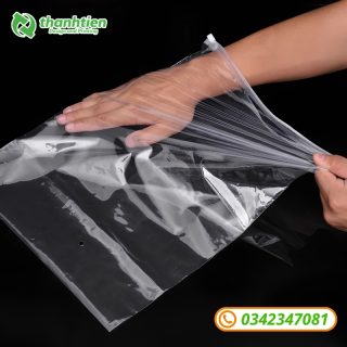 Bịch zipper khóa kéo trong suốt