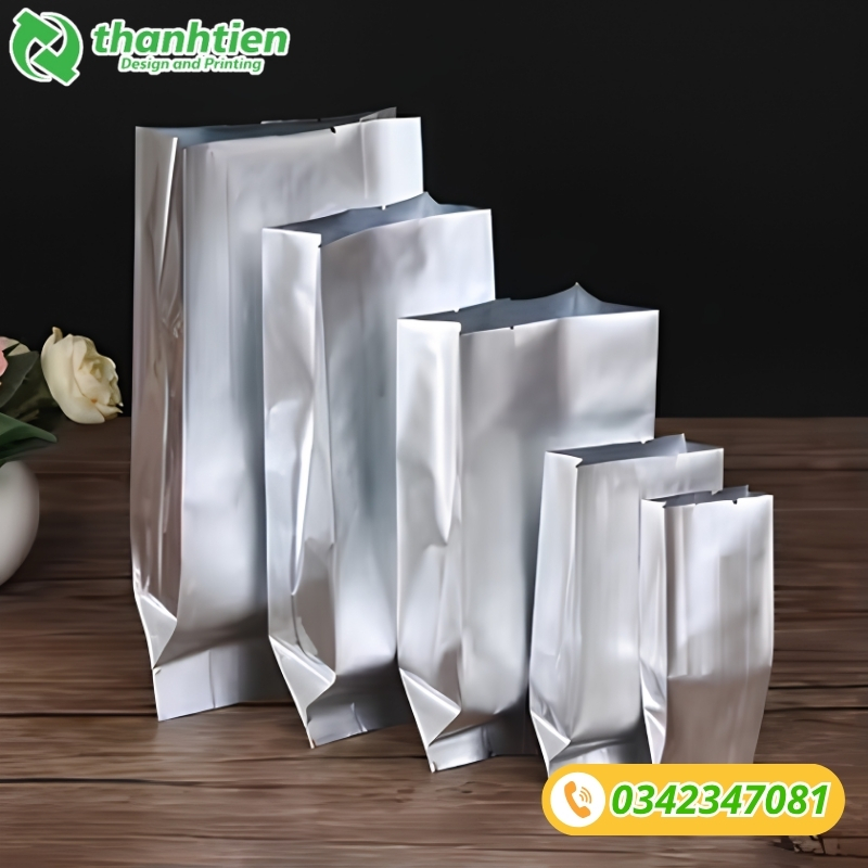 Túi bạc xếp hông