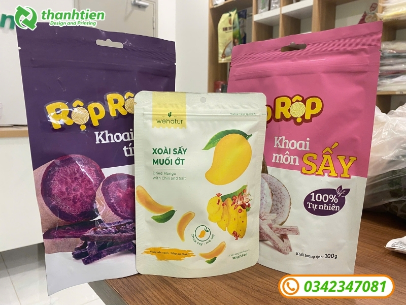 Túi đựng trái cây sấy