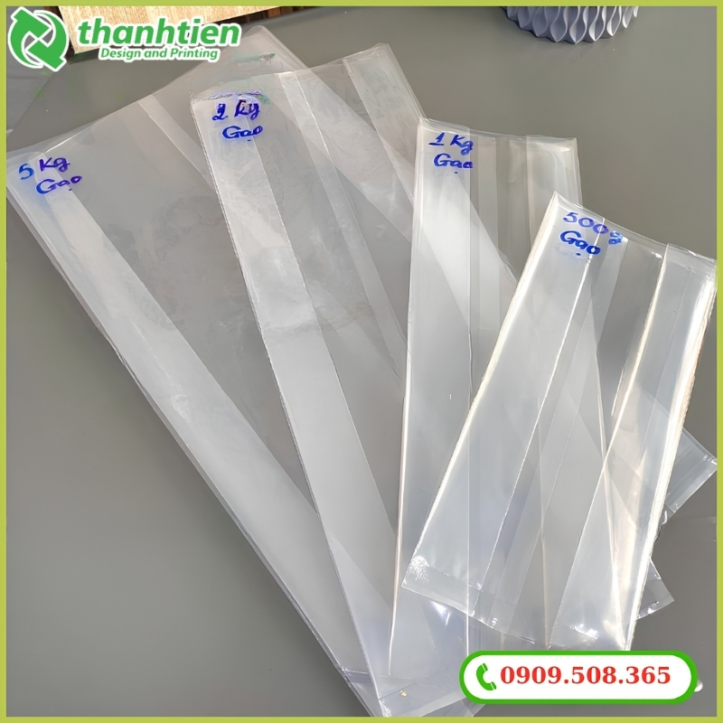 Túi gấp hông đủ size đựng gạo