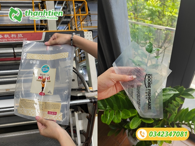 Túi hút chân không 2 mặt trơn