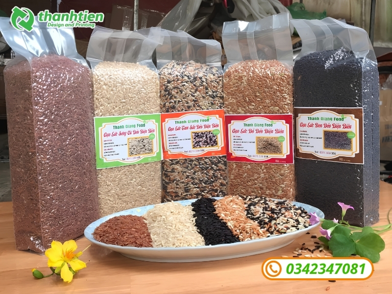 Túi nilon đựng gạo giá rẻ