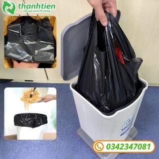 Túi rác có quai xách tiện lợi