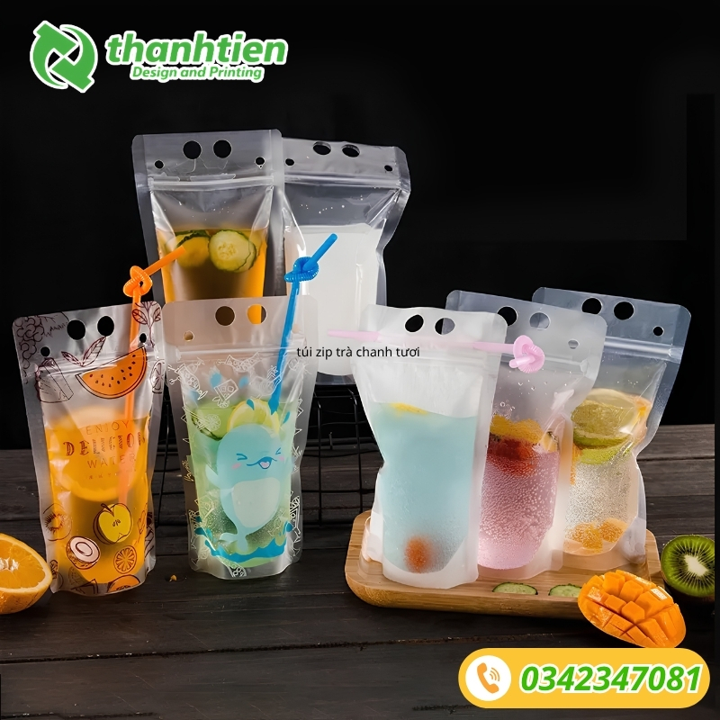 Túi zip trà chanh, trà tắc