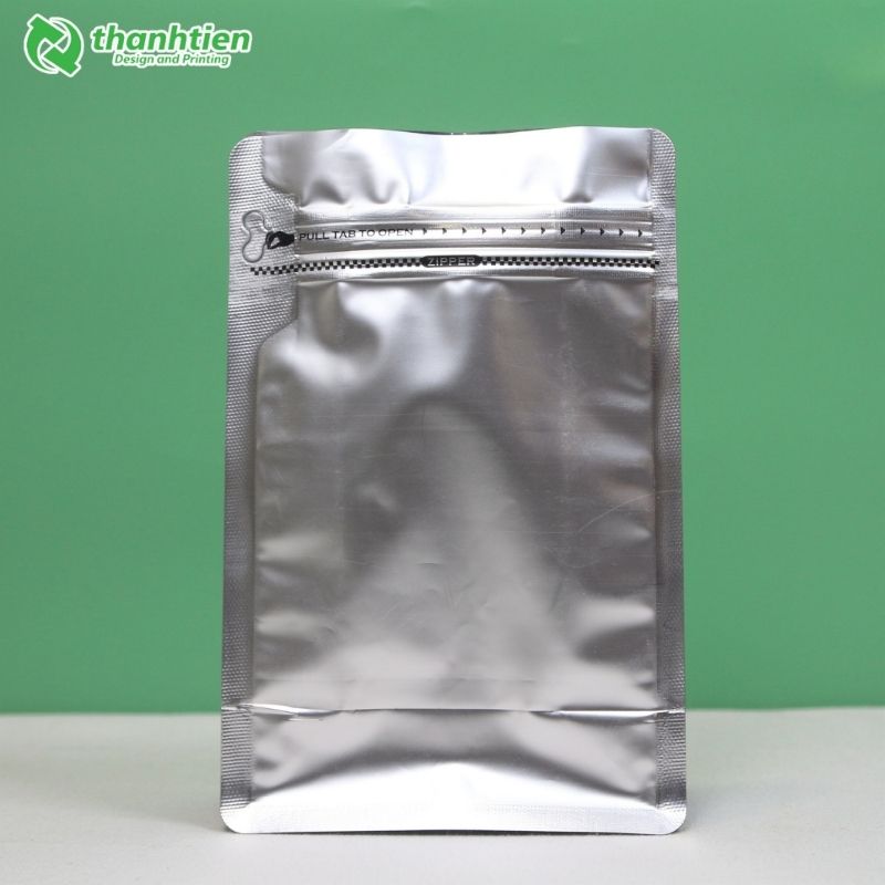 Túi ziplock bạc 8 cạnh Túi ziplock bạc 8 cạnh