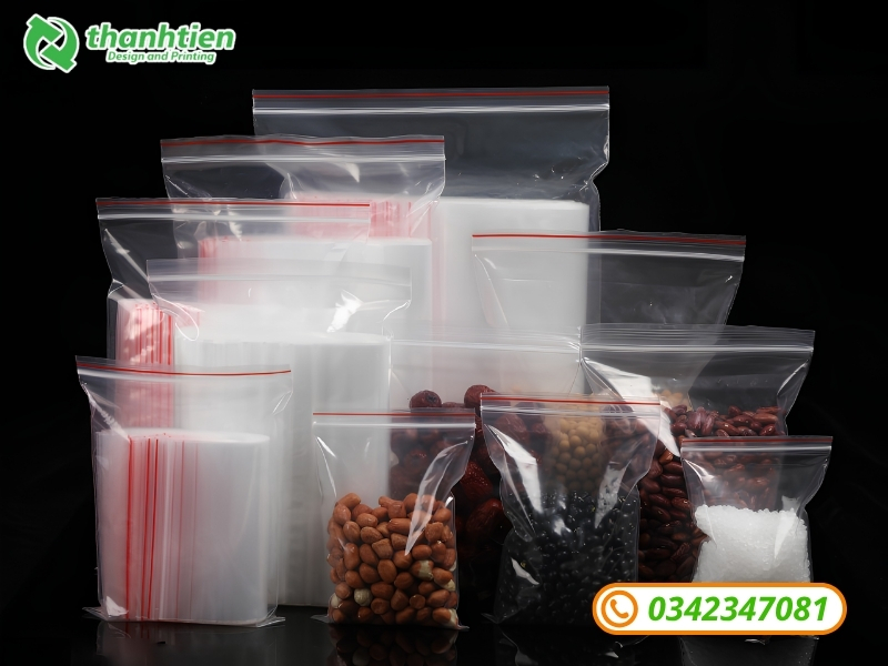 Ứng dụng cực kỳ phổ biến của túi zip viền đỏ