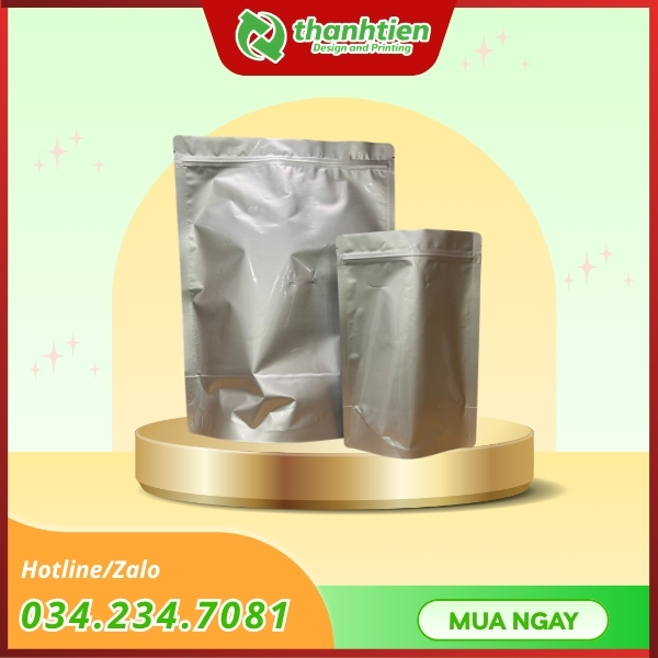 sản xuất túi zip bạc