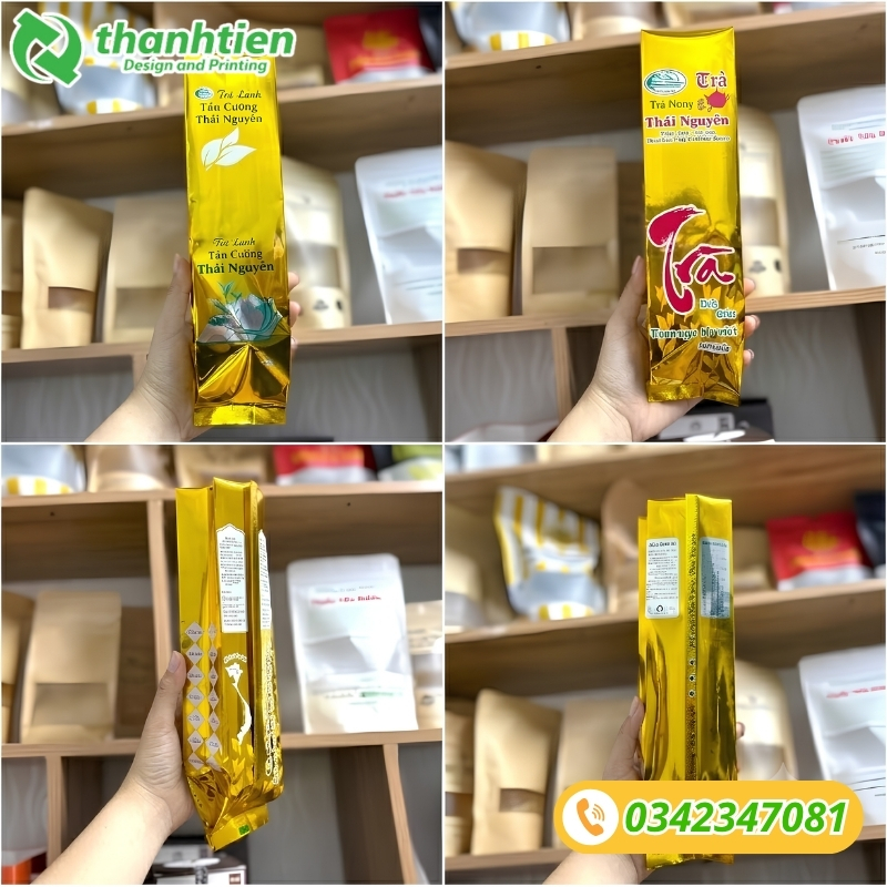 Chuyên cung cấp bao bì đựng trà đủ mẫu mã kích thước