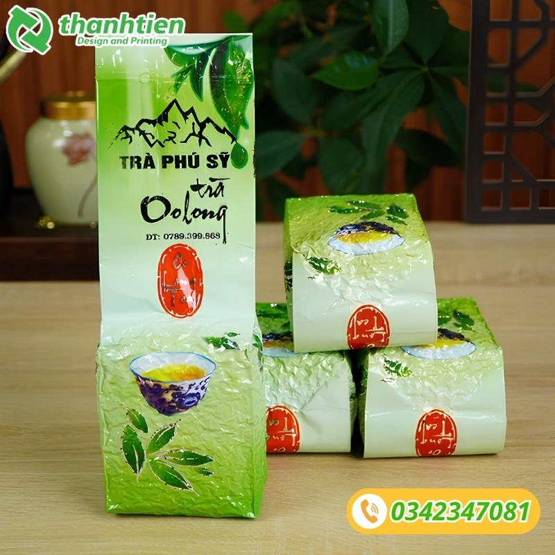 Túi đựng trà xanh Phú Sỹ Túi đựng trà xanh Phú Sỹ