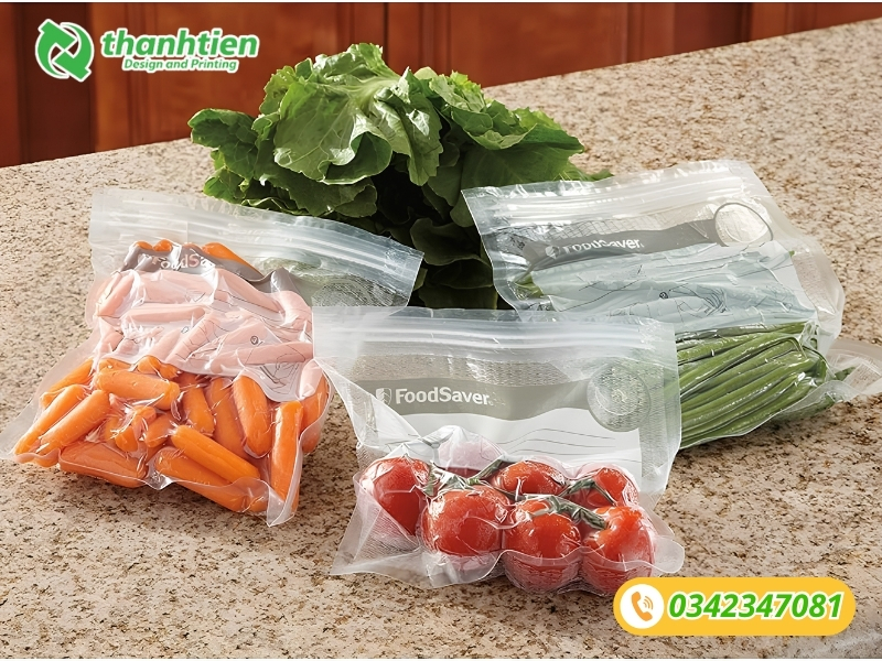 Túi zip dùng để hút chân không đựng thực phẩm