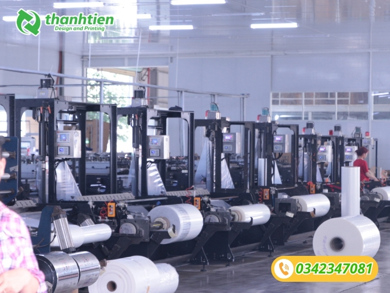 Xưởng sản xuất túi zip hút chân không chất lượng tại Thành Tiến